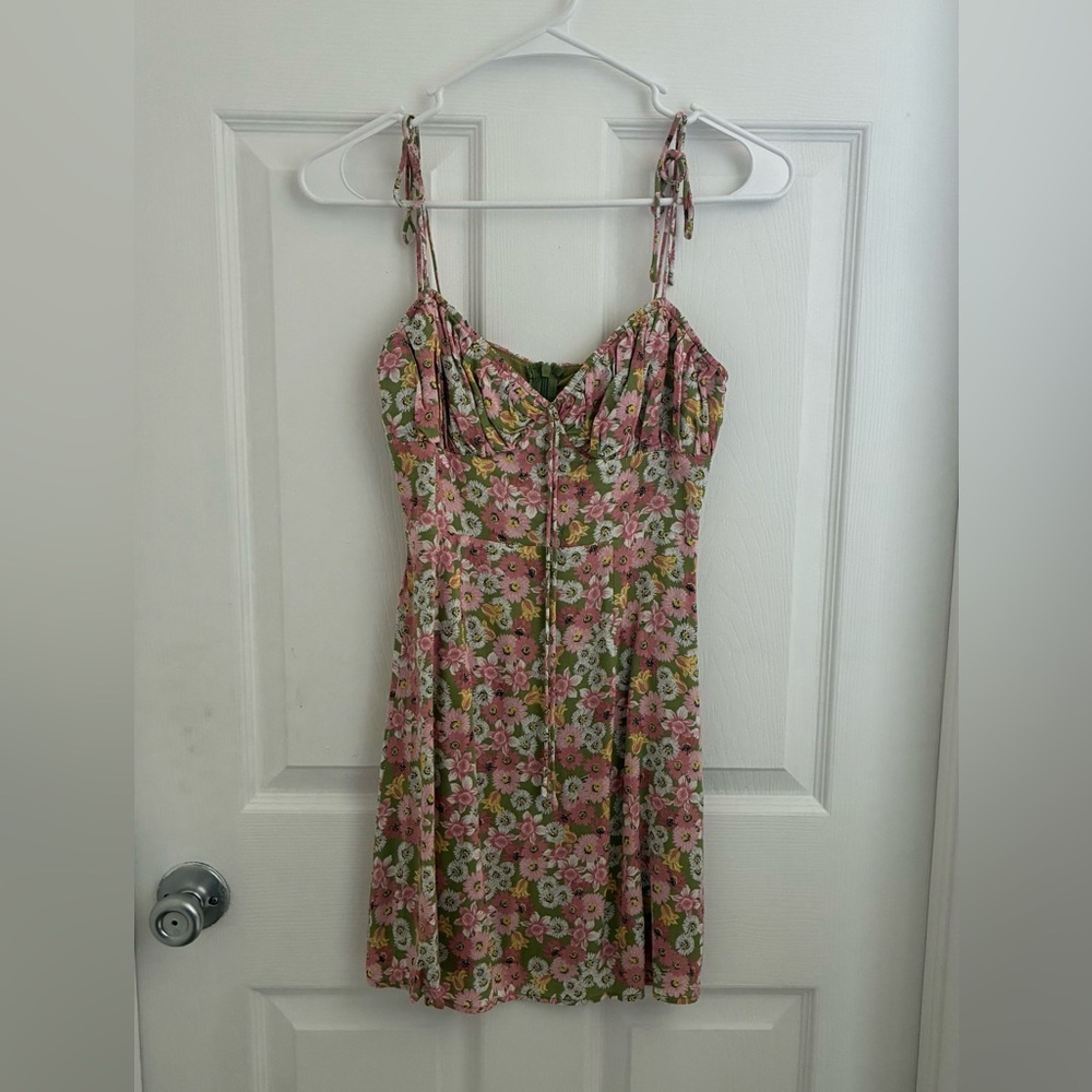 SHELLVIO brand new pink and green looking like you dress